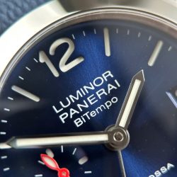 Đồng Hồ Panerai Luminor Quaranta BiTempo Luna Rossa PAM1404 Replica 11 Màu Xanh Dương Xưởng VS 40mm (2)
