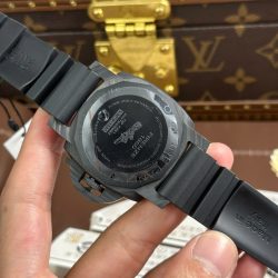 Đồng Hồ Panerai Submersible Carbotech PAM01616 Replica 11 Mặt Đen Dây Cao Su Xưởng VS 47mm (2)