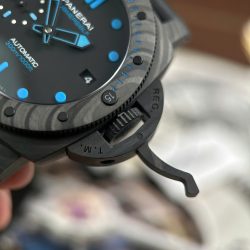 Đồng Hồ Panerai Submersible Carbotech PAM01616 Replica 11 Mặt Đen Dây Cao Su Xưởng VS 47mm (2)