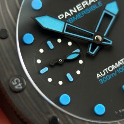 Đồng Hồ Panerai Submersible Carbotech PAM01616 Replica 11 Mặt Đen Dây Cao Su Xưởng VS 47mm (2)
