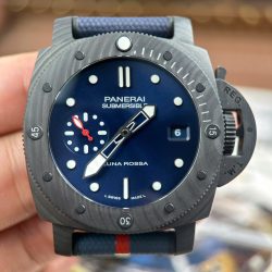 Đồng Hồ Panerai Submersible Luna Rossa Carbotech PAM01563 Replica 11 Mặt Xanh Dương Máy Cơ Thụy Sỹ Xưởng VS 42mm (2)