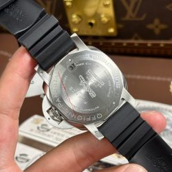 Đồng Hồ Panerai Submersible PAM683 Replica 11 Nam Viền Gốm Dây Cao Su Nhà Máy VS 42mm (2)