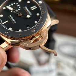 Đồng Hồ Panerai Submersible PAM974 Replica 11 Mặt Đen Dây Cao Su Xưởng VS 42mm (2)