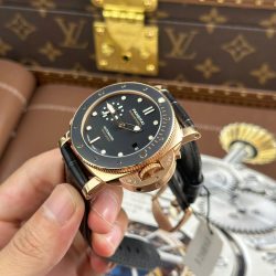 Đồng Hồ Panerai Submersible PAM974 Replica 11 Mặt Đen Vỏ Mạ Vàng Hồng Xưởng VS 42mm (2)