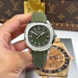 Đồng Hồ Patek Philippe Aquanaut 5168 Replica 11 Màu Xanh Lá Cây Máy Khắc Xưởng BBF 42mm (2)