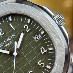 Đồng Hồ Patek Philippe Aquanaut 5168 Replica 11 Màu Xanh Lá Cây Máy Khắc Xưởng BBF 42mm (2)