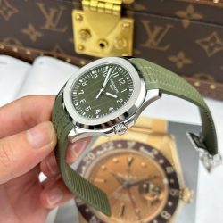 Đồng Hồ Patek Philippe Aquanaut 5168 Replica 11 Màu Xanh Lá Cây Máy Khắc Xưởng BBF 42mm (2)
