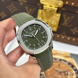 Đồng Hồ Patek Philippe Aquanaut 5168 Replica 11 Màu Xanh Lá Cây Máy Khắc Xưởng BBF 42mm (2)