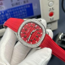 Đồng Hồ Patek Philippe Aquanaut 5268G Màu Đỏ Máy Cơ Automatic Xưởng PPF 38,8mm (1)
