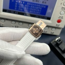 Đồng Hồ Patek Philippe Aquanaut 5268R Dây Cao Su Màu Trắng Máy Cơ Xưởng PPF 38,8mm (1)