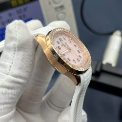 Đồng Hồ Patek Philippe Aquanaut 5268R Dây Cao Su Màu Trắng Máy Cơ Xưởng PPF 38,8mm (1)