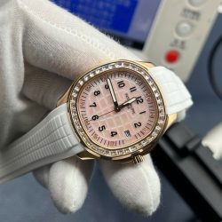 Đồng Hồ Patek Philippe Aquanaut 5268R Dây Cao Su Màu Trắng Máy Cơ Xưởng PPF 38,8mm (1)