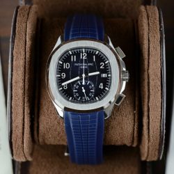 Đồng Hồ Patek Philippe Aquanaut 5968G Replica 11 Màu Xanh Dương Dây Cao Su 42 (2)