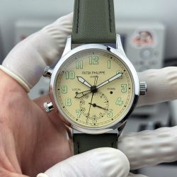 Đồng Hồ Patek Philippe Calatrava Pilot Travel Time 5524G Replica Cao Cấp Nhất 42mm (1)