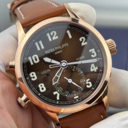 Đồng Hồ Patek Philippe Calatrava Pilot Travel Time 5524R Chế Tác Máy Thụy Sỹ 42mm (1)