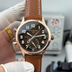 Đồng Hồ Patek Philippe Calatrava Pilot Travel Time 5524R Chế Tác Máy Thụy Sỹ 42mm (5)