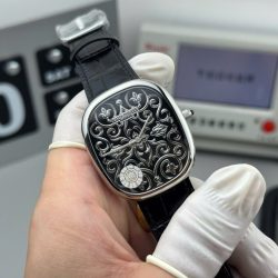 Đồng Hồ Patek Philippe Golden Ellipse 5738 Grand Feu Black Enamel Nhà Máy OM 34,5x39,5mm (1)