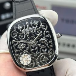Đồng Hồ Patek Philippe Golden Ellipse 5738 Grand Feu Black Enamel Nhà Máy OM 34,5x39,5mm (1)