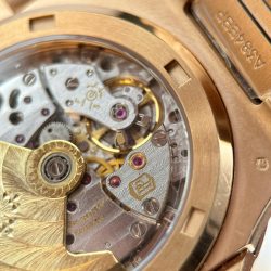 Đồng Hồ Patek Philippe Nautilus 5711 Mặt Nâu Replica 11 Mạ Vàng Hồng Máy Khắc Xưởng BBF 40mm (2)