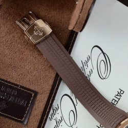 Đồng Hồ Patek Philippe Replica 11 Aquanaut 5968G Màu Nâu Dây Cao Su 42 (2)