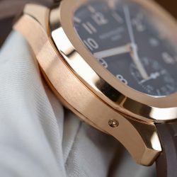 Đồng Hồ Patek Philippe Replica 11 Aquanaut 5968G Màu Nâu Dây Cao Su 42 (2)