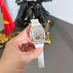 Đồng Hồ Richard Mille RM51-02 Màu Trắng Replica 11 Mạ Vàng Hồng Máy Cơ Tự Động 40mm (1)