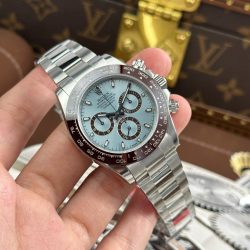 Đồng Hồ Rolex Cosmograph Daytona 116506 Replica 11 Mặt Xanh Băng Trọng Lượng 171 Grams Xưởng VS 40mm (2)