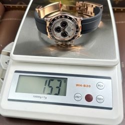 Đồng Hồ Rolex Cosmograph Daytona 126515 Replica 11 Mặt Thiên Thạch Trọng Lượng 153 Grams Xưởng QF 40mm (2)
