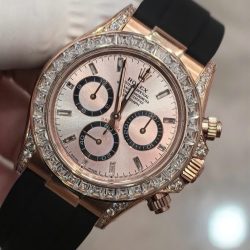 Đồng Hồ Rolex Cosmograph Daytona 126535TBR Đính Đá 154 Grams Xưởng FH 40mm (1)