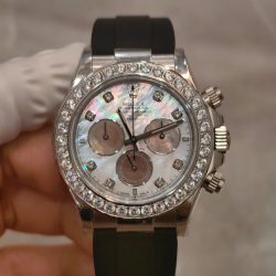 Đồng Hồ Rolex Cosmograph Daytona 126589RBR Mặt Xà Cừ 154 Grams Xưởng FH 40mm (1)