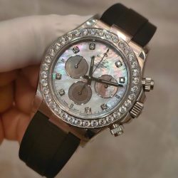 Đồng Hồ Rolex Cosmograph Daytona 126589RBR Mặt Xà Cừ 154 Grams Xưởng FH 40mm (1)