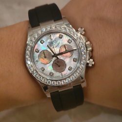 Đồng Hồ Rolex Cosmograph Daytona 126589RBR Mặt Xà Cừ 154 Grams Xưởng FH 40mm (1)