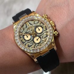 Đồng Hồ Rolex Cosmograph Daytona Eye of the Tiger 116588 Xưởng FH 154 Grams 40mm (1)