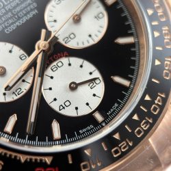 Đồng Hồ Rolex Cosmograph Daytona Le Mans 126525LN Replica 11 Mạ Vàng Hồng Trọng Lượng 173 Grams Xưởng QF 40mm (2)