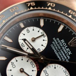 Đồng Hồ Rolex Cosmograph Daytona Le Mans 126525LN Replica 11 Mạ Vàng Hồng Trọng Lượng 173 Grams Xưởng QF 40mm (2)