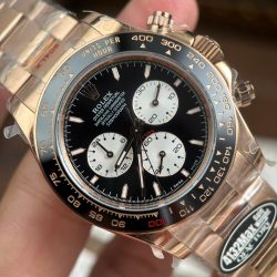 Đồng Hồ Rolex Cosmograph Daytona Le Mans 126525LN Replica 11 Mạ Vàng Hồng Trọng Lượng 173 Grams Xưởng QF 40mm (2)