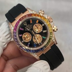 Đồng Hồ Rolex Cosmograph Daytona Rainbow 116595RBOW Nhà Máy FH 154 Grams 40mm (2)