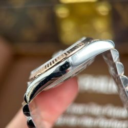 Đồng Hồ Rolex DateJust 126231 Chế Tác Mặt Trắng Họa Tiết Nếp Gấp Nhà Máy VS 36mm (2)