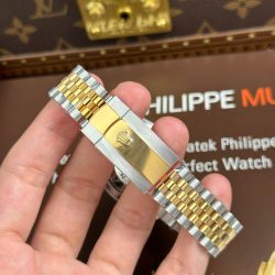 Đồng Hồ Rolex DateJust 126231 Replica 11 Mặt Số Xếp Gạch Viền Đính Đá Xưởng VS 36mm (2)