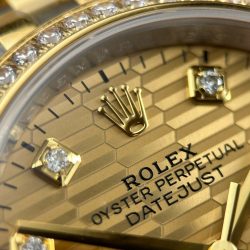 Đồng Hồ Rolex DateJust 126231 Replica 11 Mặt Số Xếp Gạch Viền Đính Đá Xưởng VS 36mm (2)