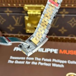 Đồng Hồ Rolex DateJust 126231 Replica 11 Màu Demi Vàng Mặt Xếp Gạch Cọc Số Dạ Quang Xưởng VS 36mm (2)