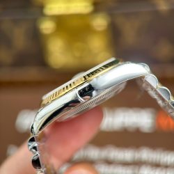 Đồng Hồ Rolex DateJust 126231 Replica 11 Màu Demi Vàng Mặt Xếp Gạch Cọc Số Dạ Quang Xưởng VS 36mm (2)