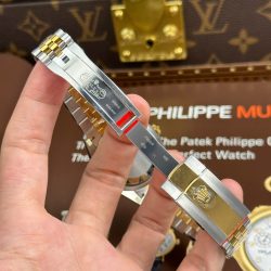 Đồng Hồ Rolex DateJust 126233 Rep 11 Mặt Lá Cây Nhiệt Đới Cọc Số Dạ Quang Xưởng VS 36mm (2)