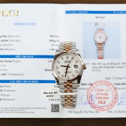 Đồng Hồ Rolex DateJust Mặt MOP Chế Tác Bọc Vàng Hồng 18K Nhà Máy GM 36mm (2)