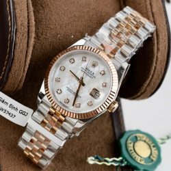 Đồng Hồ Rolex DateJust Mặt MOP Chế Tác Bọc Vàng Hồng 18K Nhà Máy GM 36mm (2)