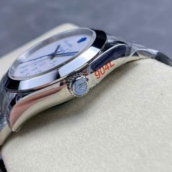 Đồng Hồ Rolex DateJust Who Cares I'm Already late Replica 11 Mặt Trắng Máy Cơ Thụy Sỹ 41mm (2)