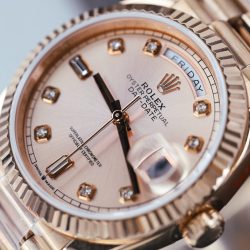 Đồng Hồ Rolex Day-Date 128235 Replica 11 Mạ Vàng Hồng Trọng Lượng 156 Gram Xưởng QF 36mm (2)