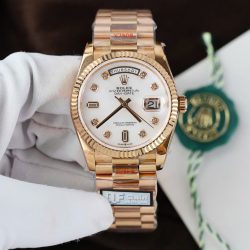 Đồng Hồ Rolex Day-Date 128235 Replica 11 Mặt MOP Trọng Lượng 156gram Nhà Máy QF 36mm (2)