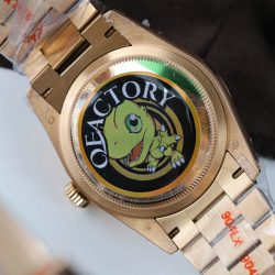 Đồng Hồ Rolex Day-Date 128235 Replica 11 Mặt MOP Trọng Lượng 156gram Nhà Máy QF 36mm (2)