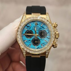 Đồng Hồ Rolex Daytona 126538TBR Turquoise Diamond Dial Chế Tác Xưởng FH 40mm (1)